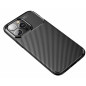 Samsung Galaxy A03 Coque Carbon premium Élégant  Noir
