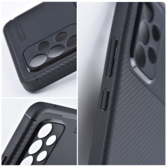 Samsung Galaxy A03 Coque Carbon premium Élégant  Noir
