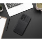 Samsung Galaxy A03 Coque Carbon premium Élégant  Noir