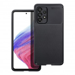 Samsung Galaxy A23 5G Coque Carbon premium Élégant  Noir
