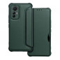 XIAOMI 12 Lite Portefeuilles Razor Book Fibre de carbone, Modèle de carbone  Vert foncé