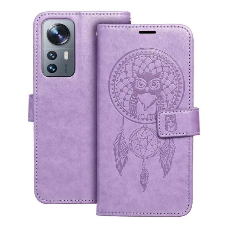 XIAOMI 12 Lite Portefeuilles MEZZO Book Capteurs de rêve  Violet (Purple)