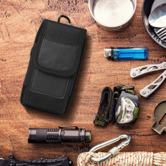 Apple iPhone 11 Pro Etui universel, Étuis verticaux Vertical Belt Holster OXFORD Noir