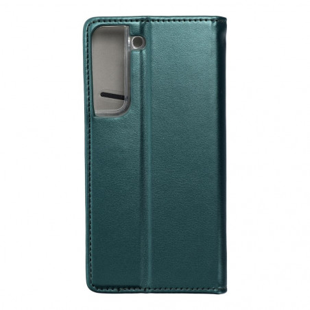 Samsung Galaxy S22 Portefeuilles Smart Magneto book Vert foncé