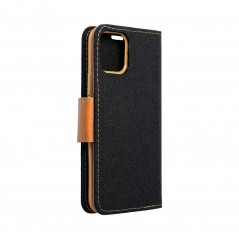 XIAOMI Redmi Note 11 Portefeuilles Canvas Book Noir