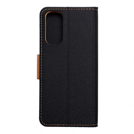 XIAOMI Redmi Note 11S Portefeuilles Canvas Book Noir