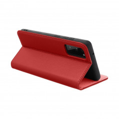 XIAOMI Redmi Note 11S Portefeuilles Leather case SMART PRO Élégant  Bordeaux 