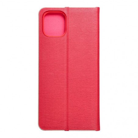 Samsung Galaxy A03 Portefeuilles LUNA Book Gold Élégant  Rouge