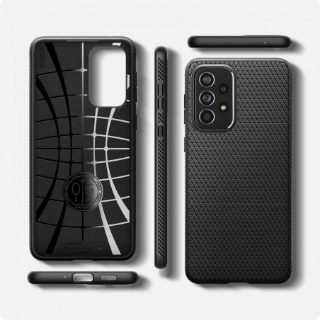 Samsung Galaxy A33 Coque Spigen  Liquid Air Noir mat