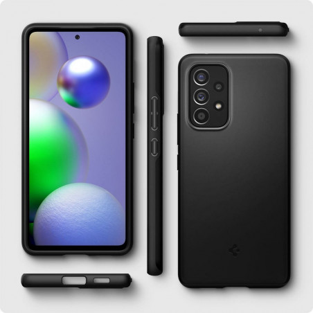 Samsung Galaxy A53 5G Coque Spigen Thin Fit Noir mat