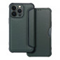 Apple iPhone 13 Pro Portefeuilles Razor Book Fibre de carbone, Modèle de carbone Vert foncé Apple iPhone 13 Pro Portefeuilles Razor Book Fibre de carbone, Modèle de carbone Vert foncé
