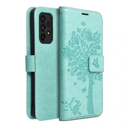 Samsung Galaxy A53 5G Portefeuilles MEZZO Book Arbre  Vert
