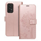 Samsung Galaxy A53 5G Portefeuilles MEZZO Book Arbre  Or rose