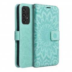 Samsung Galaxy A33 Portefeuilles MEZZO Book Mandala  Vert