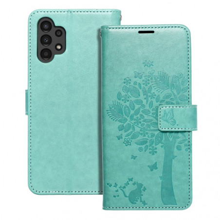 Samsung Galaxy A13 LTE Portefeuilles MEZZO Book Arbre  Vert