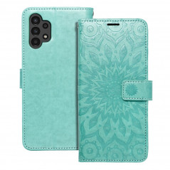 Samsung Galaxy A13 LTE Portefeuilles MEZZO Book Mandala  Vert