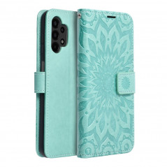 Samsung Galaxy A13 LTE Portefeuilles MEZZO Book Mandala  Vert