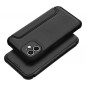 Apple iPhone 12 Portefeuilles Razor Book Fibre de carbone, Modèle de carbone  Noir
