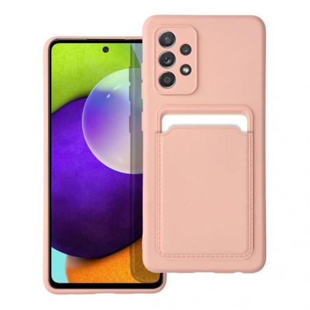 Samsung Galaxy A52 5G Coque Card Rose