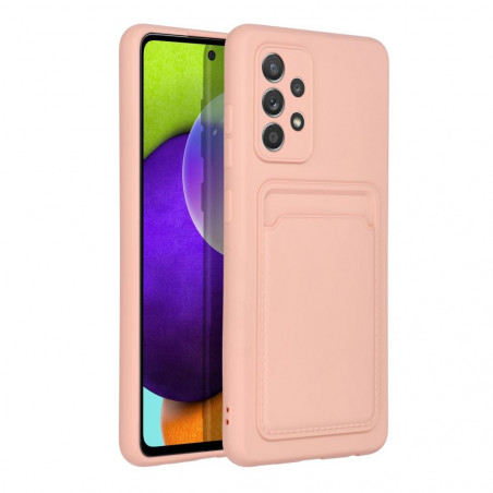 Samsung Galaxy A52 5G Coque Card Rose