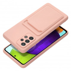Samsung Galaxy A52 LTE Coque Card Rose