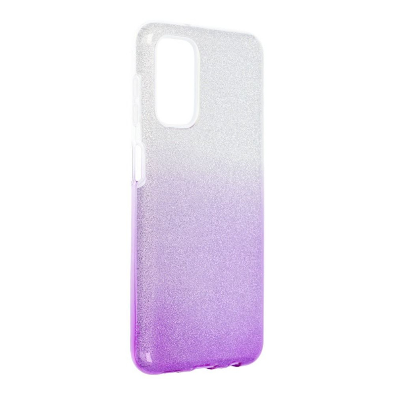 Samsung Galaxy A13 LTE Coque Shining Transparent et violet