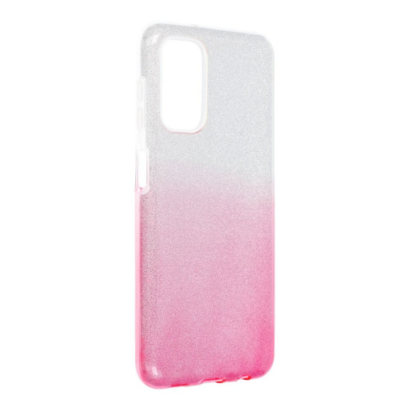 Samsung Galaxy A13 LTE Coque Shining Transparent et rose