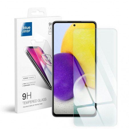 Samsung Galaxy A72 LTE Verre trempé Blue Star 9H Transparent 