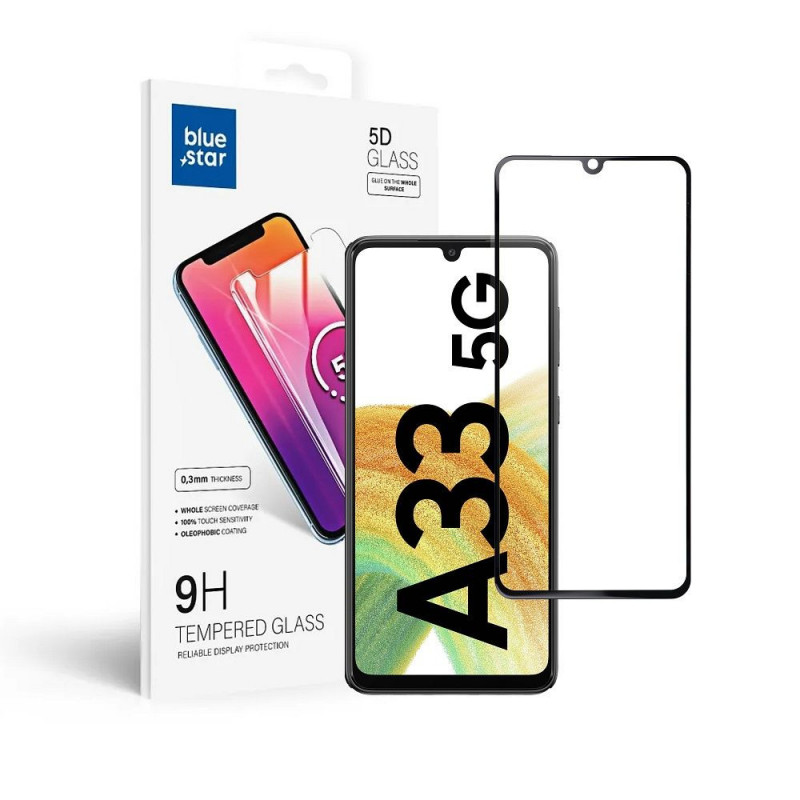 Samsung Galaxy A33 Verre trempé Blue Star 9H Transparent