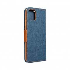 XIAOMI Redmi Note 11S Portefeuilles Canvas Book Bleu marine