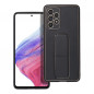 Samsung Galaxy A53 5G Coque LEATHER Case Kickstand Noir