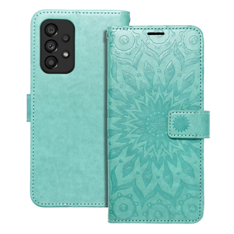 Samsung Galaxy A53 5G Portefeuilles MEZZO Book Mandala  Vert