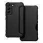 Samsung Galaxy S22 Portefeuilles Razor Book Fibre de carbone, Modèle de carbone Noir Samsung Galaxy S22 Portefeuilles Razor Book Fibre de carbone, Modèle de carbone Noir