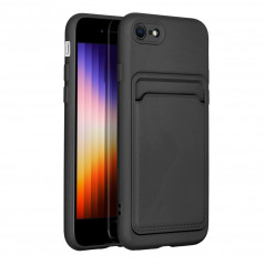 Apple iPhone SE 2020 Coque Card Noir