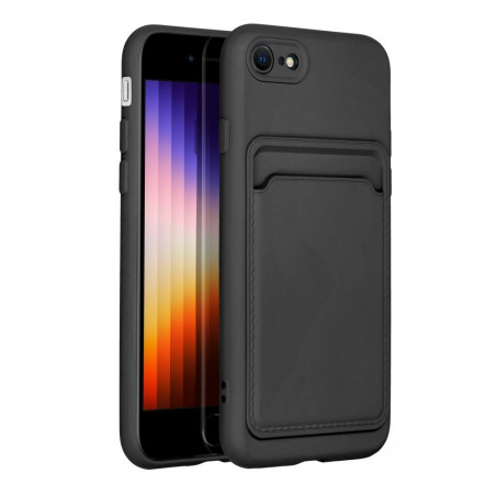 Apple iPhone SE 2020 Coque Card Noir