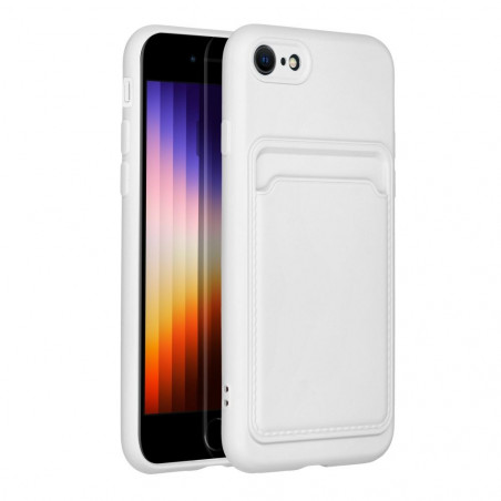 Apple iPhone SE 2022 5G Coque Card Blanc