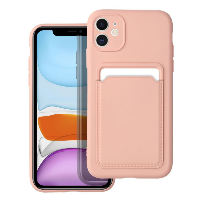 Apple iPhone 11 Coque Card Rose