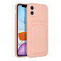 Apple iPhone 11 Coque Card Rose