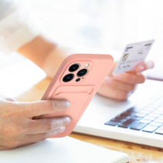 Apple iPhone 11 Coque Card Rose