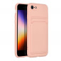 Apple iPhone SE 2020 Coque Card Rose