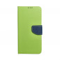 Samsung Galaxy A03 Portefeuilles Fancy Book Marine / Citron vert