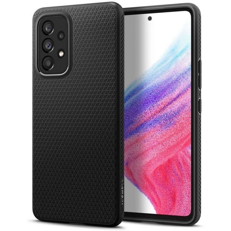 Samsung Galaxy A53 5G Coque Spigen  Liquid Air Noir mat