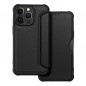 Apple iPhone 13 Pro Portefeuilles Razor Book Fibre de carbone, Modèle de carbone  Noir