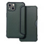 Apple iPhone 13 Portefeuilles Razor Book Fibre de carbone, Modèle de carbone Vert foncé Apple iPhone 13 Portefeuilles Razor Book Fibre de carbone, Modèle de carbone Vert foncé