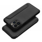 Apple iPhone 13 Pro Max Portefeuilles Razor Book Fibre de carbone, Modèle de carbone Noir Apple iPhone 13 Pro Max Portefeuilles Razor Book Fibre de carbone, Modèle de carbone Noir