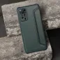 XIAOMI Redmi Note 11S Portefeuilles Razor Book Fibre de carbone, Modèle de carbone Vert foncé XIAOMI Redmi Note 11S Portefeuilles Razor Book Fibre de carbone, Modèle de carbone Vert foncé