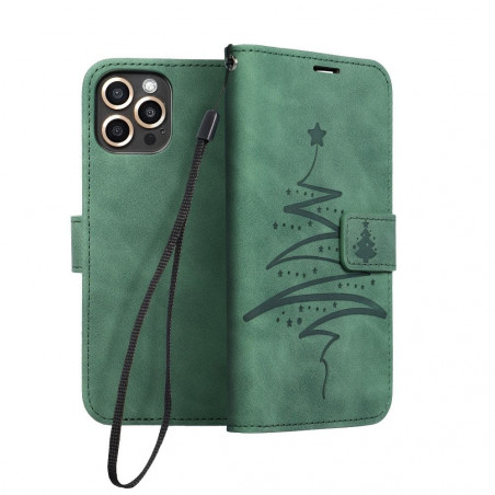 Apple iPhone 13 Pro Max Portefeuilles MEZZO Book Arbre  Vert