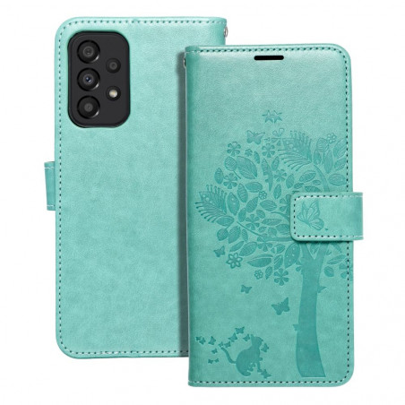 Samsung Galaxy A33 Portefeuilles MEZZO Book Arbre  Vert