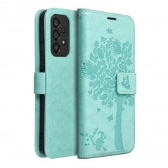 Samsung Galaxy A33 Portefeuilles MEZZO Book Arbre  Vert