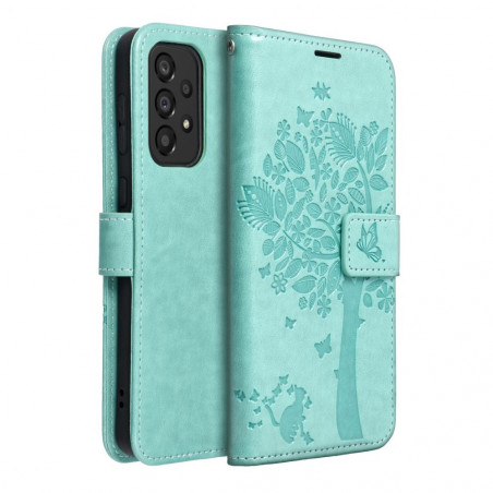 Samsung Galaxy A33 Portefeuilles MEZZO Book Arbre  Vert